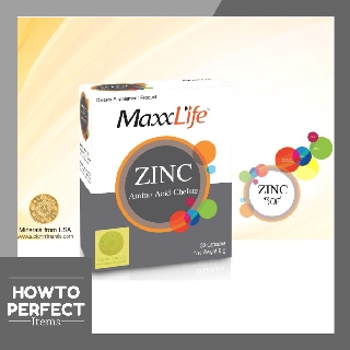 ภาพหน้าปกสินค้าMaxxlife แม็กซ์ไลฟ์ Zinc (สังกะสี) Amino Acid Chelate ซิงค์ ที่เกี่ยวข้อง