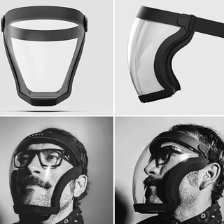 สินค้า FACE SHIELD เฟสชิวอะคริลิค พร้อมส่ง หน้ากากเฟสชิลด์แบบเต็มหน้า แว่นปิดหน้า，Transparent faceshield acrylic  zanker.th
