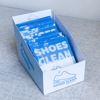 ภาพขนาดย่อของภาพหน้าปกสินค้าผงซักรองเท้า SHOES CLEAN แถมถุงซักให้ฟรี ระวังของปลอม จากร้าน mrpcrich บน Shopee ภาพที่ 1