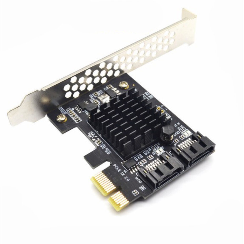 A-47 การ์ด Adapters PCI-E to Sata3.0 2 Port การ์ดเชื่อมต่อ 6G ส่งเร็ว ...