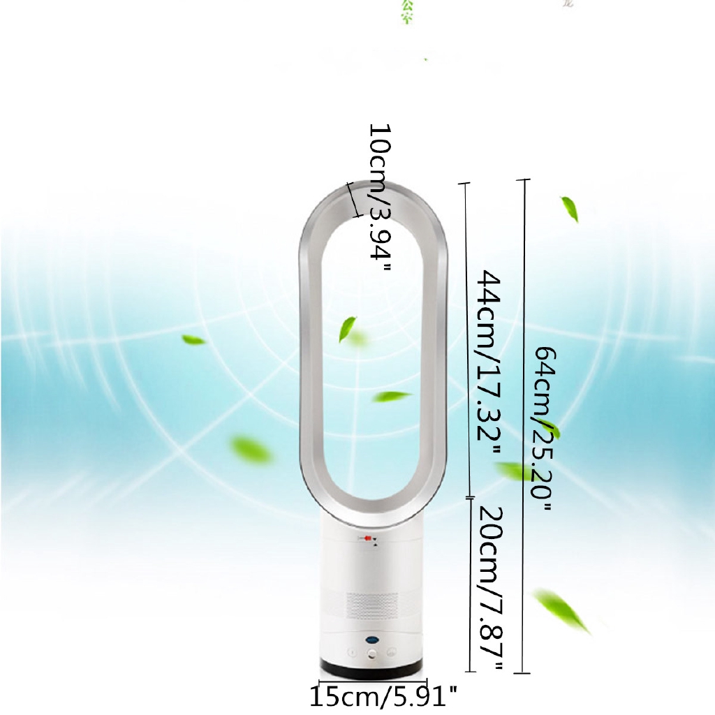 พัดลมไฟฟ้า-ไร้ใบพัด-ไร้ใบพัด-ขนาด-16-นิ้ว-พร้อมรีโมตคอนโทรล-220v-สําหรับบ้าน