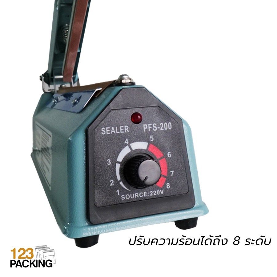 เครื่องซีลถุง-pfs-200id-iron-เส้นซีลหนา-0-5-เซนติเมตร-8-นิ้ว