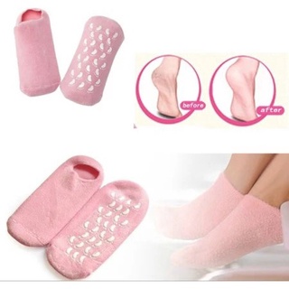 Spa Gel Sock ถุงเท้าสปา บำรุงเท้า/เล็บ รุ่น SpaGel-10Jun-J1