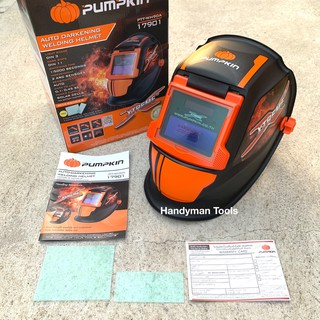 ภาพหน้าปกสินค้าPumpkin รุ่น PTT-WH90A หน้ากากเชื่อมอัตโนมัติ หน้ากากเชื่อมออโต้ หน้ากากเชื่อมเหล็ก หน้ากากเชื่อม ซึ่งคุณอาจชอบราคาและรีวิวของสินค้านี้