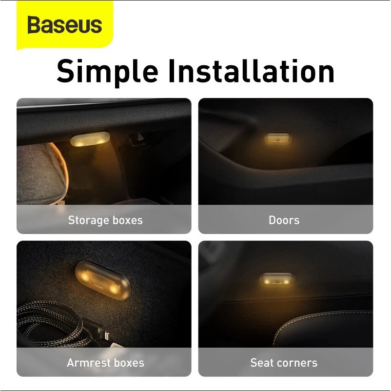 ส่งด่วน-baseus-หลอดไฟในรถ-capsule-car-interior-lights-car-ไฟติดภายในรถ-หลอดไฟแคปซูลระบบแม่เหล็ก-พร้อมระบบ-touch-switch