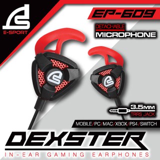 ภาพหน้าปกสินค้าหูฟังเกมมิ่ง SIGNO E-Sport รุ่น DEXSTER EP-609, EP-619 In-Ear Gaming Headphone รับประกัน 2 ปี ที่เกี่ยวข้อง