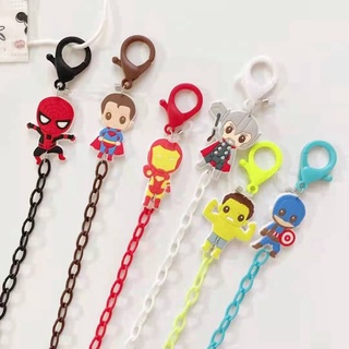 [พร้อมส่ง] สายโซ่คล้องคอ กันลื่น กันหาย อเนกประสงค์ สําหรับแว่นตา หน้ากาก สไปเดอร์แมน ไอรอนแมน กัปตันอเมริกา