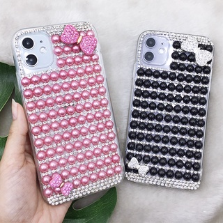 เคส พร้อมส่ง!!้HUAWEI Y9 Prime เคสติดเพชร เคสไข่มุก เคสแฟชั่น เคสมือถือ หรูหรา เคสติดเพชร