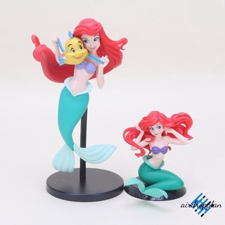 Aird โมเดลฟิกเกอร์เจ้าหญิงแอเรียล Q Posket The Little Mermaid ขนาด 10 ซม. 20 ซม. ของขวัญ สําหรับตกแต่งเค้กเด็กผู้หญิง