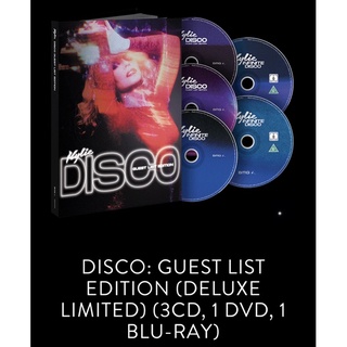 Kylie minogue disco guest list edition 3 cd 1 dvd 1 bluray sealed