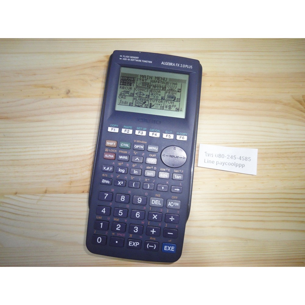 เครื่องคิดเลข Casio Algebra FX2.0 PLUS ของแท้ มือ 2 Shopee Thailand