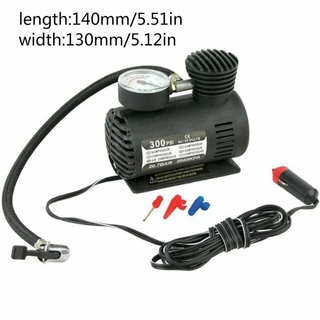 เครื่องปั๊มลมยางรถยนต์ Dc12V 300Psi ขนาดเล็ก พร้อมเกจวัดความดัน สําหรับรถยนต์ จักรยาน รถจักรยานยนต์