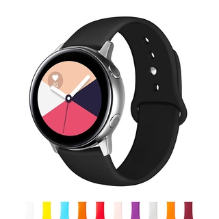 ภาพหน้าปกสินค้าสายนาฬิกาข้อมือ ทำจากซิลิโคน สีพื้น สําหรับ Samsung Galaxy Watch Active 2 ขนาด 40 มม. ซึ่งคุณอาจชอบราคาและรีวิวของสินค้านี้