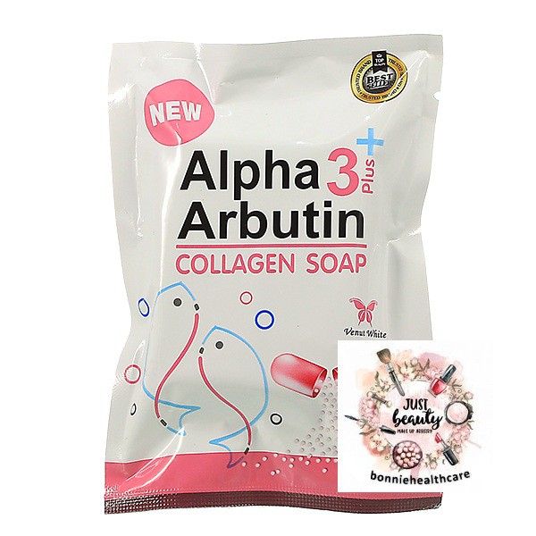 alpha-arbutin-collagen-soap-3plus-สบู่อัลฟ่าอาร์บูติน-คอลลาเจน-3พลัส