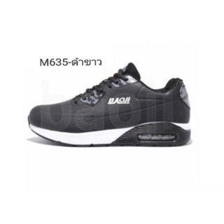 👟Baoji (BJM635) รองเท้าผ้าใบชาย 👟 มีพร้อมส่งทุกไซส์ สามารถใส่ออกกำลังกายได้ พื้นนิ่มใส่สบาย