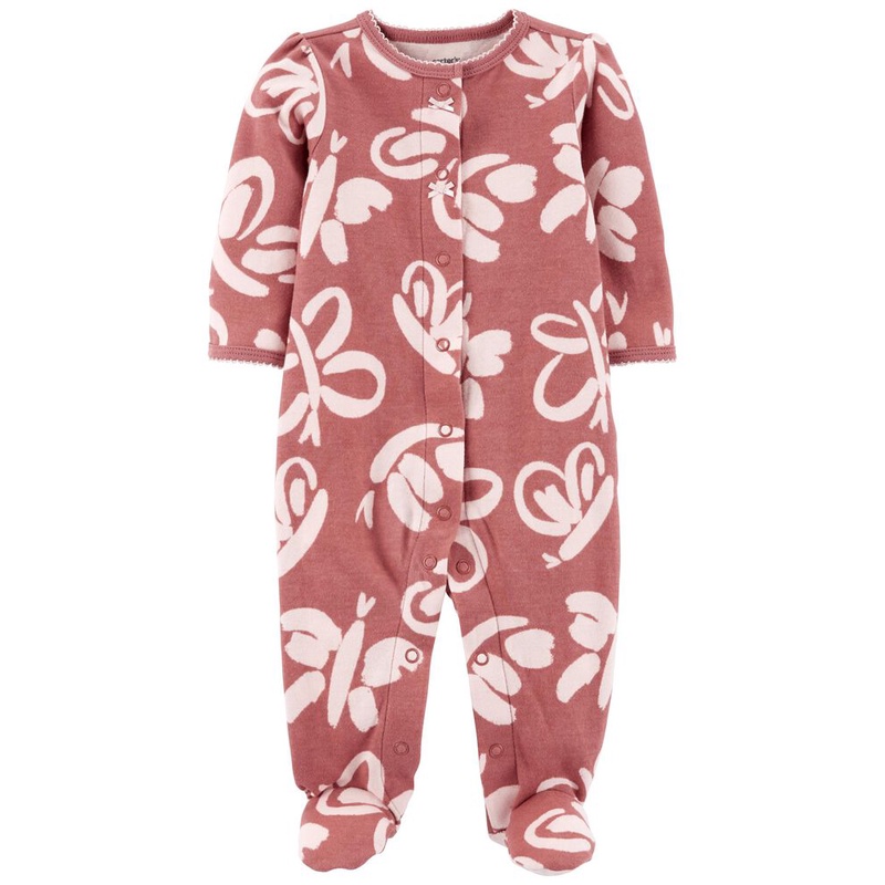 carters-sleepsuit-1pc-brown-butterfly-l8-คาร์เตอร์เสื้อผ้าเซท-ชุดหมี