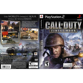แผ่นเกมส์ PS2 (รับประกัน) Call of Duty Finest Hour