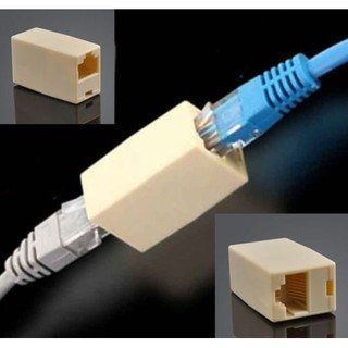 ภาพหน้าปกสินค้าหัวต่อสายแลน LAN CAT5E RJ45 ต่อเพิ่มความยาวสายแลน RJ45 (FF) ที่เกี่ยวข้อง