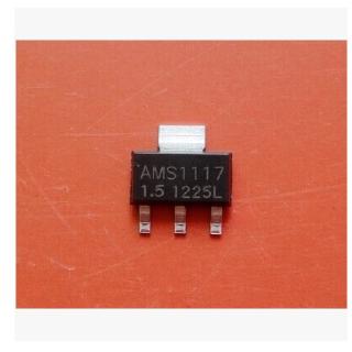 （10）AMS1117-1.5V AMS1117 SOT-223 ชิปควบคุมแรงดันไฟฟ้า
