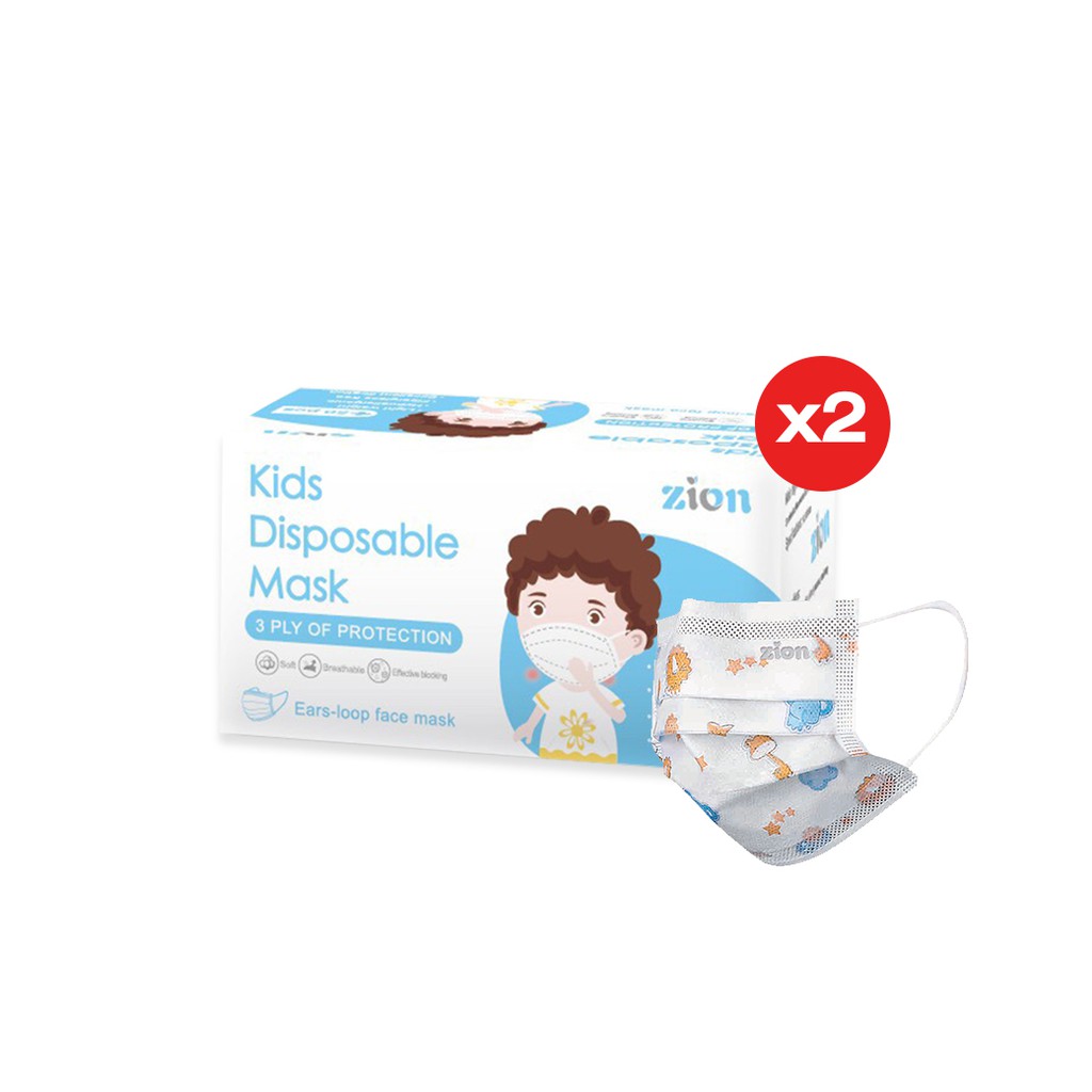 zion-mask-kids-หน้ากากอนามัยเด็ก-รุ่น-disposable-mask-2-กล่อง-100-ชิ้น