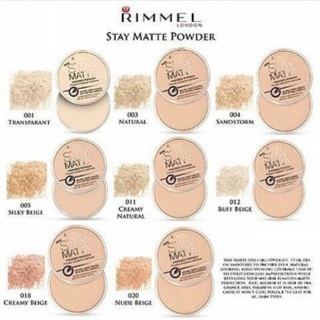 มีพร้อมส่งหลากหลายสีนะคะ-rimmel-stay-matte-longlasting-pressed-powder-14g-ของแท้หิ้วมาเองคะ