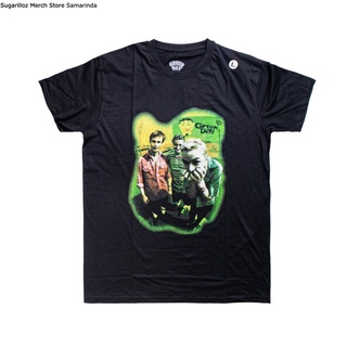 เสื้อยืดโอเวอร์ไซส์เสื้อยืดวงดนตรี - Green Day - Neon Photo - MS-4XL