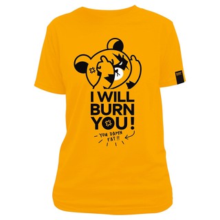 เสื้อยืด T-shirt ลาย Serious Kuma (Burn You)