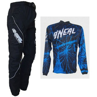 เสื้อกีฬาแขนสั้น และกางเกง ลายทีมผจญภัย Atm Jerset Jersey สําหรับขี่รถจักรยานยนต์ Mx