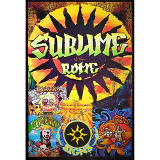 โปสเตอร์ รูปวาด กราฟฟิก วง ดนตรี ร็อก Sublime (1988-96) POSTER 24"x35" Inch American Ska Hardcore Punk Reggae Rock  V1