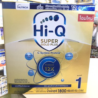 ไฮคิว ซูเปอร์โกลด์ พลัส ซี-ซินไบโอโพรเทก ขนาด 1800กรัม (ช่วงวัยที่ 1) Hi-Q Super Gold Plus