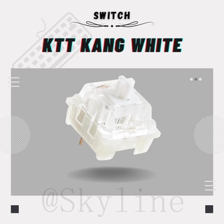 【พร้อมส่ง】KTT Kang สวิตช์เชิงเส้น สีขาว (10 30 แพ็ก) (มีสินค้า / ฮับ) KTT Kang White V3 เวอร์ชั่นล่าสุด 2023 สําหรับคีย์บอร์ดเล่นเกมเชิงกล - Linear 3 Pins PC House KTT Kang สีขาว