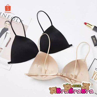 🧸🧧𝑩𝒓𝒂𝑩𝒓𝒂𝑩𝒓𝒂🐰🧸 #bra-111 บราไร้โครง ตะขอหลัง ดันทรงหัวใจ