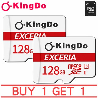 ซื้อ 1 แถม 1 SD Card Kingdo Ultra SD Card 32GB 64GB 128GB Class 10 Speed 90MB/s