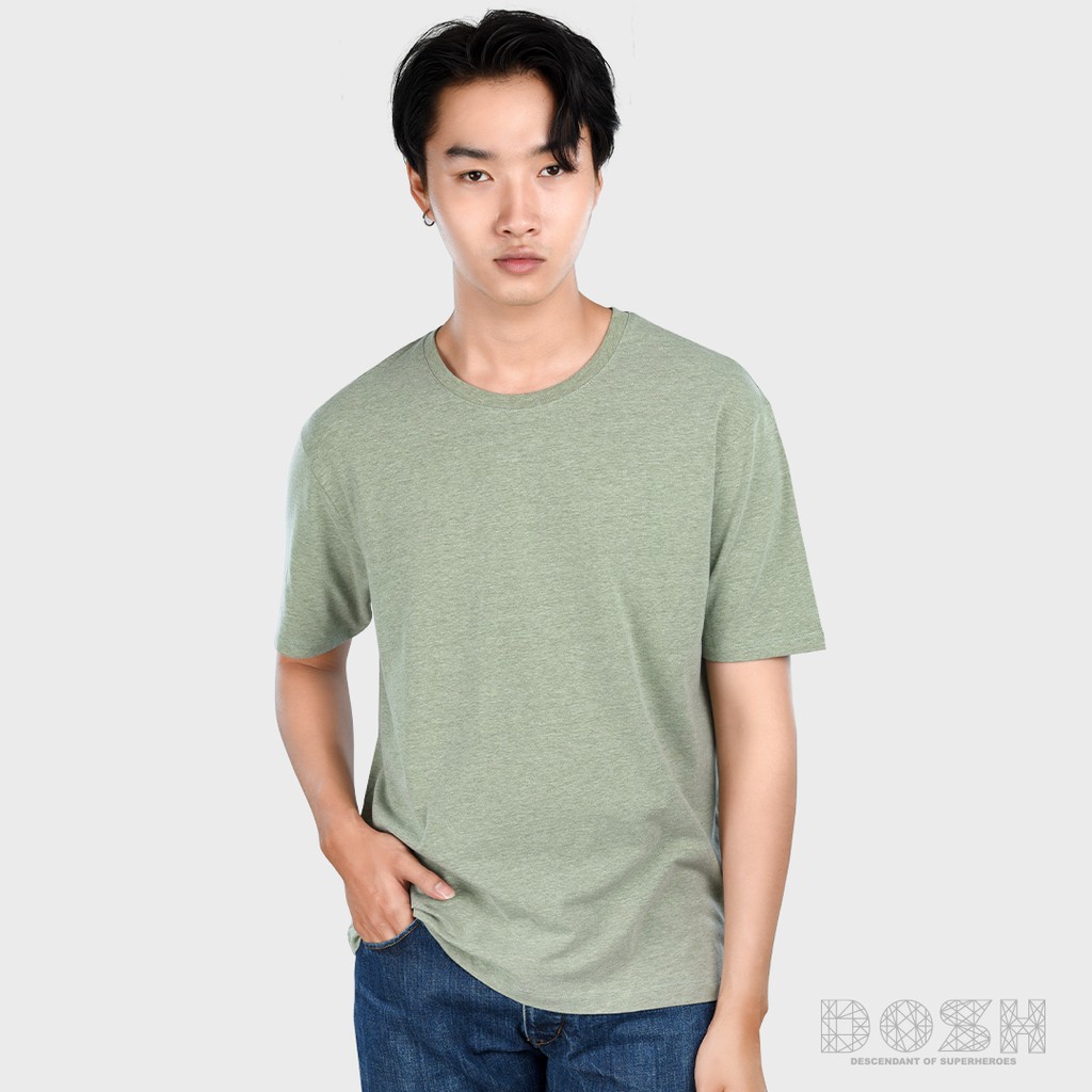 dosh-basic-t-shirtsเสื้อยืด-คอกลม-แขนสั้น-สีเขียว-fumt5001-lg