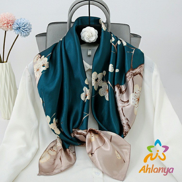 ahlanya-ผ้าพันคอ-ผ้าคลุมไหล่-สไตล์โบฮีเมียน-ไหล่-ผ้าพันคอ-silk-scarf