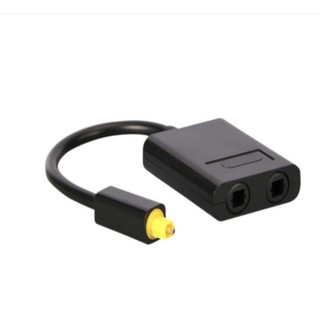 2 Ways Digital Optical SPDIF Audio CABLE Splitter Connector Toslink 1 ชาย 2 หญิง 1X2 1 ถึง 2 splitter ADAPTER