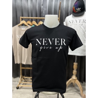 เสื้อยืดสกรีนลาย Never จัดโปรลดจุกๆ🎉