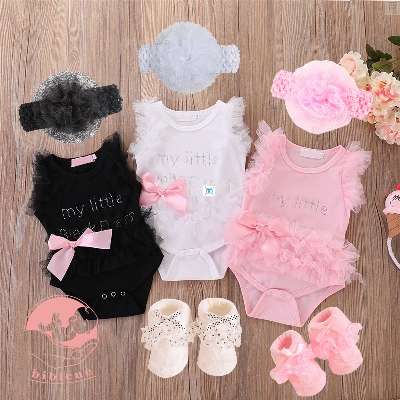 5 PC SET OF ROMPERS 0-3 main image 0