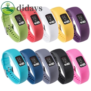 Didays สายคล้องนาฬิกาข้อมือซิลิโคน 11 . 28 สําหรับ Garmin Vivofit 4 Watch