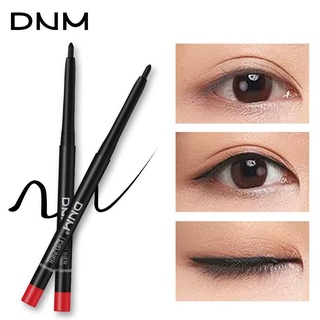 DNM Super Black Eyeliner Pencil With Vitamin A&amp;E Waterproof อายไลน์เนอร์ดินสอหมุนแบบอัตโนมัติ เนื้อเจลกึ่งครีมกันน้ำ