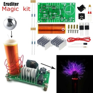 Eruditer ^ Diy อะไหล่ลําโพงโปรเจคเตอร์ Tesla Coil Plasma ขนาดเล็ก