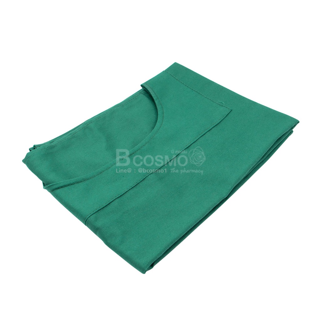 ผ้าเจาะกลาง-ขอบเรียบ-ผ้าเขียว-ผ้าผ่าตัด-ตัวผ้าทำจากผ้าฝ้าย-100-สามารถนำกลับมาใช้ซ้ำได้-bcosmo-the-pharmacy