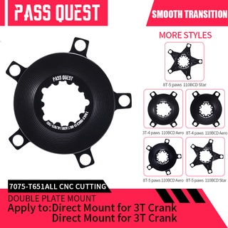 Pass QUEST อุปกรณ์เขี้ยวข้อเหวี่ยงจักรยาน GXP five claw 110 130BCD SRAM