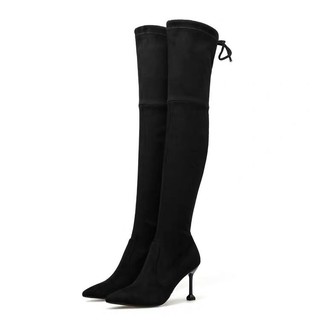 ภาพขนาดย่อของภาพหน้าปกสินค้าขายร้อนรองเท้าส้นสูงสำหรับผู้หญิงรองเท้าส้นสูงฤดูหนาว 2020 ฤดูใบไม้ร่วงรองเท้ายางยืดใหม่ จากร้าน guidegywo8817 บน Shopee