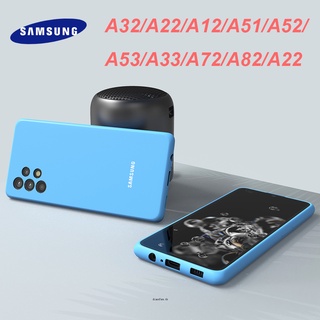 ใหม่ แท้ เคสโทรศัพท์มือถือ ซิลิโคนนิ่ม 360 สําหรับ Samsung Galaxy A52 A32 A22 4g 5G Case A12 A82 A22 A51 A52S A72 M40S°ป้องกันการตกกระแทก