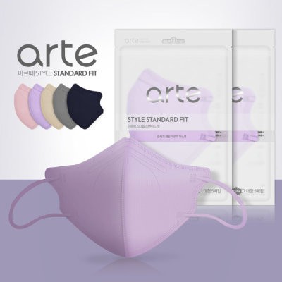Arte birds beak color mask KF94 mask ทรงปีกนก 2D นำเข้าจากเกาหลี ...