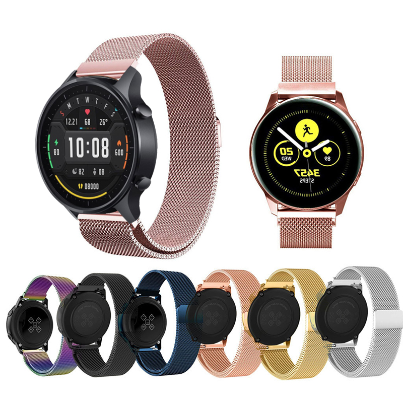 ภาพหน้าปกสินค้าสายนาฬิกาโลหะ สำหรับ Xiaomi Mi Watch 2020 มีหลากสีให้เลือก