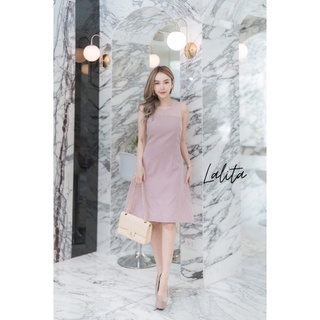 Dress. Minidress มินิเดรสแขนกุด 🌈 Tag :: Lalita Brand ( ลลิตา )