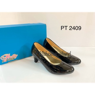 สินค้า รองเท้าคัชชู popteen  pt 2409  หนังแก้ว  สำหรับ นักเรียน นักศึกษา  วัยทำงาน  สำหรับผู้หญิง