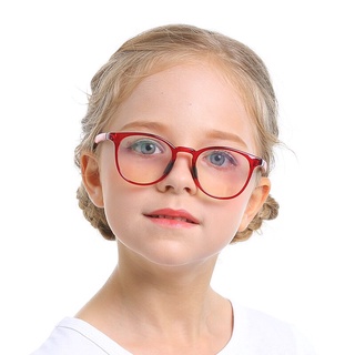 N.5160 แว่นเด็ก แว่นตาเด็ก แว่นตากรองแสงสีฟ้าถนอมสายตาสำหรับเด็ก  เด็กอายุ 5-15 ปี